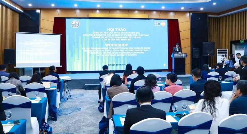 越南统计总局与联合国人口基金（UNFPA）联合举办研讨会。
