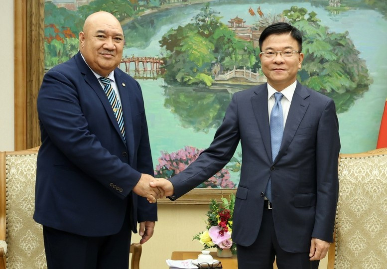 越南政府副总理黎成龙会见世界卫生组织西太平洋地区主任。