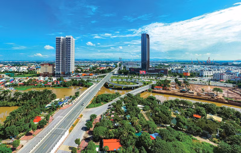 海防市的一角。