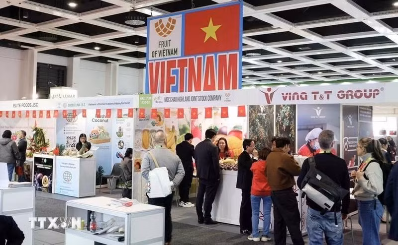 越南在第33届柏林国际果蔬展（Fruit Logistica）上的战区。