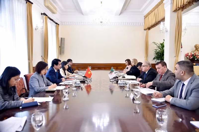 越南与阿尔及利亚第四次政治磋商在河内举行。