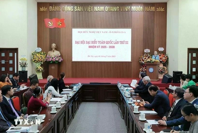 越南-澳大利亚友好协会在河内举行协会第三次全国代表大会（2025-2030年任期）。