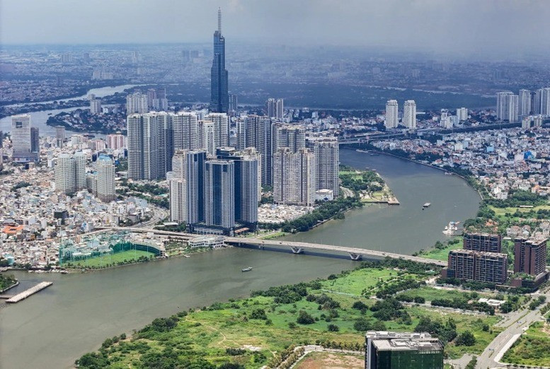 胡志明市一角。