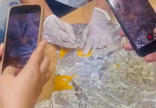 海关力量在新山一国际机场检获4.5公斤可卡因。