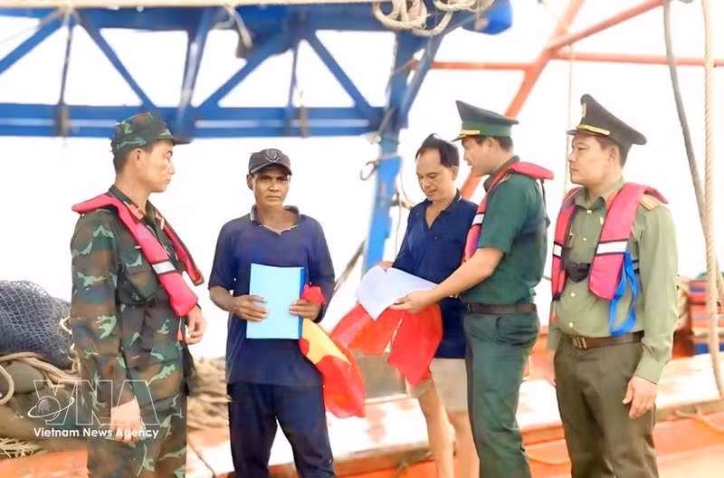 金瓯省大力推进宣传教育，向渔民和相关组织及个人宣传与普及打击IUU捕捞的法律法规。