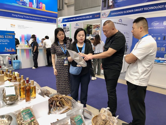 第23届越南国际贸易博览会的展位。