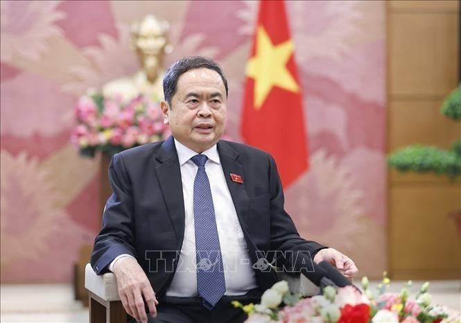越南国会主席陈青敏。（图片来源：越通社）