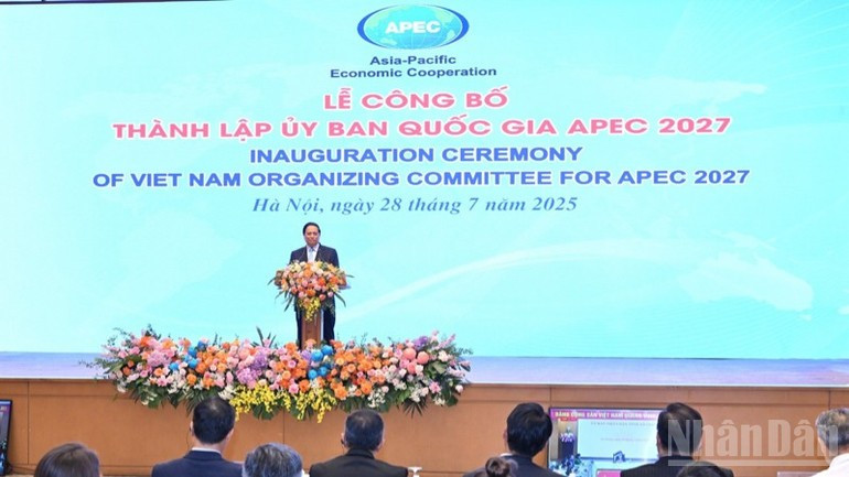 2027年亚太经合组织(APEC)领导人会议国家委员会成立。(图:陈海 摄) apec2.jpg