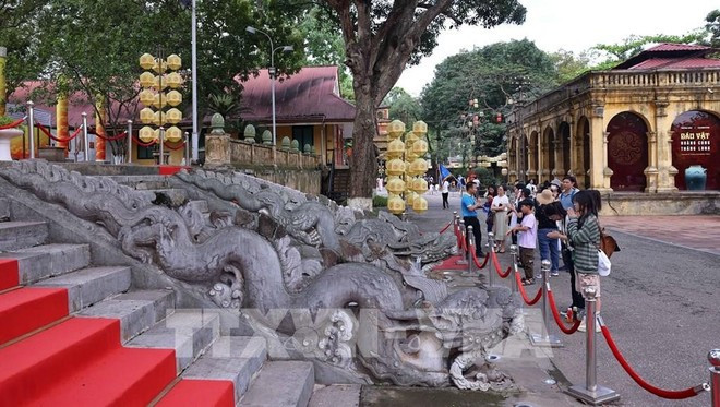 河内升龙皇城敬天殿。(图片来源:越通社) hanoi2.jpg