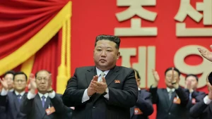 据朝中社2月23日报道，朝鲜劳动党第九次代表大会22日举行会议，选举金正恩为朝鲜劳动党总书记。新华社/朝中社