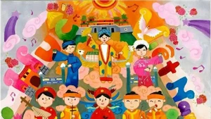 “灿烂越南”绘画作品将在法国巡展