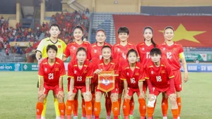 越南女足稳居亚洲第六。图片来源：越南足联