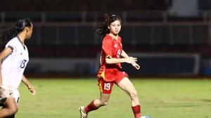 越南U19女足以压倒性优势战胜印尼U19女足。 图片来源：越南足联