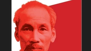《胡志明选集》的封面。（图片来源：越通社）