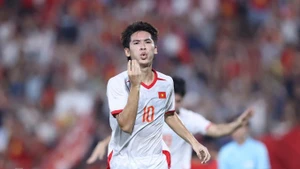 图为越南U23队黎文顺。图片来源：越南快讯网