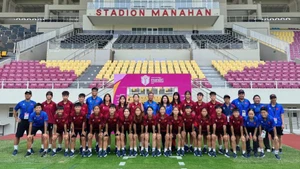 越南U16女足队员。（图片来源：越南足协）