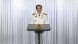 泰国总理阿努廷·参威拉军宣布政府需优先解决的四大紧迫问题。（图片来源：泰国总理办公室）