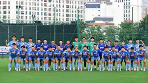 越南U23国家队球员正全力备战第33届东南亚运动会和2026年U23亚洲杯决赛阶段。图片来源：VFF