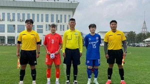 越南U20女足在友谊赛中战胜韩国俱乐部