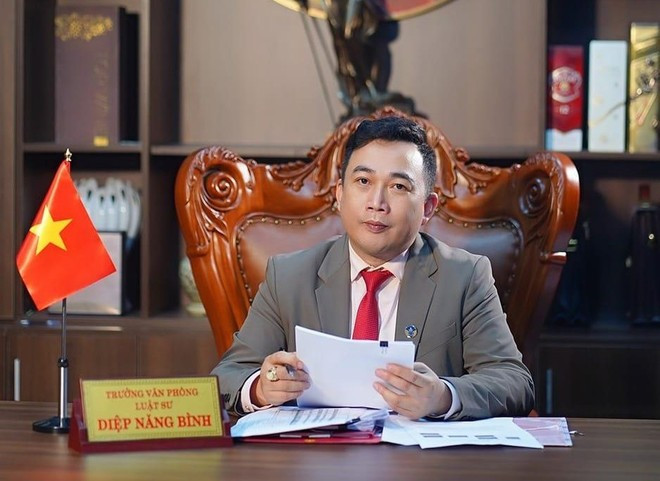 精通法律律师事务所主任叶能平。(图片来源:首都安全报) diep-nang-binh.jpg