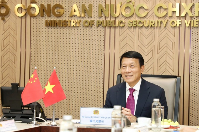 越南公安部长梁三光。（图片来源：越通社）