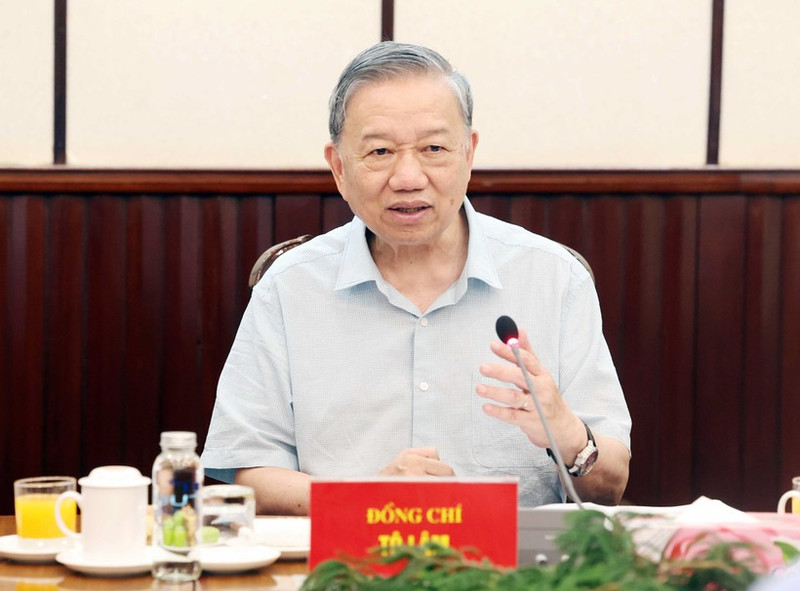 越共中央总书记苏林。（图片来源：越通社）