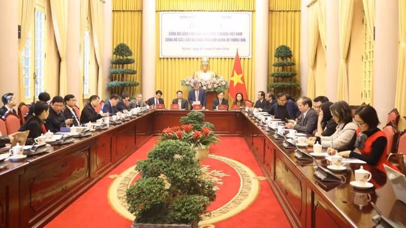 新闻发布会场景。