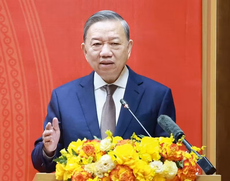 越共中央总书记苏林。（图片来源：越通社）