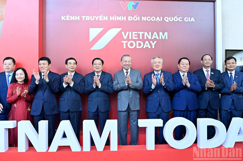 越南电视台国家对外频道Vietnam Today亮相仪式。