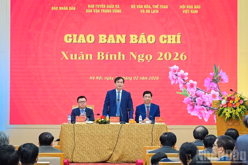 2026丙午年春节全国新闻工作会议在河内召开。