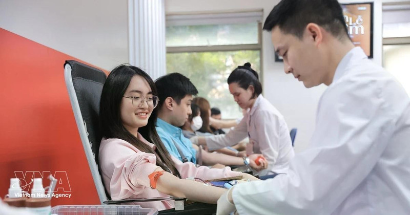 2026年，“红色之春”无偿献血节将继续传播创新、创造和广泛影响的精神。（图片来源：越通社）