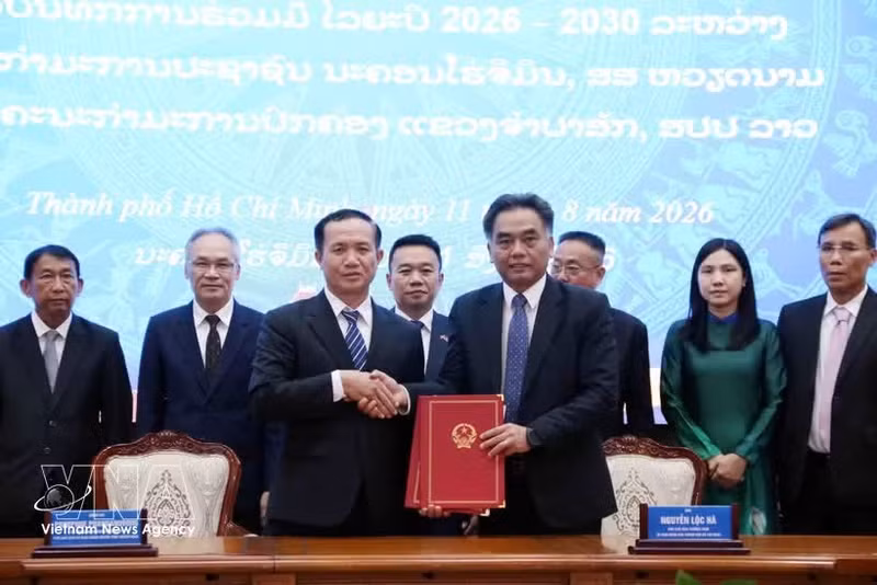 双方签署2026-2030年合作谅解备忘录。（图片来源：越通社）