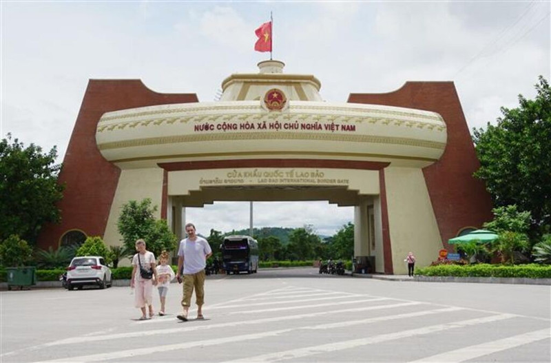 广治省劳保国际口。（图片来源：越通社）
