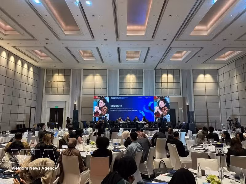 2026年东盟—韩国地区连接论坛现场。（图片来源：越通社）