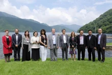 CPTPP的11国代表合影。