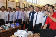 参加此展的代表。