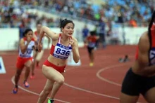 越南田径运动员阮氏玄。（图片来源：越通社）