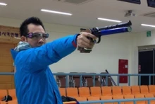 越南射击名将黄春荣。 (Photo: 图片来源：人民报)