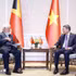 越南政府总理黎明兴会见东帝汶总理凯·拉拉·夏纳纳·古斯芒。（图片来源：越通社）