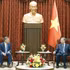 越共中央总书记、国家主席苏林会见美国代理海军部长高雄。
