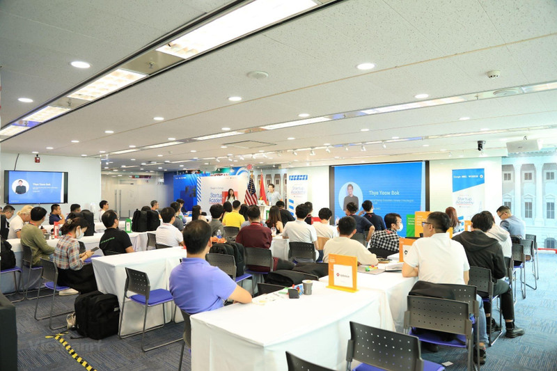 Google for Startups培训班。（图片来源：越通社）