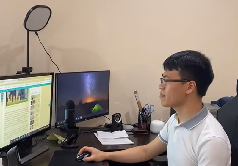 越南第一棋手黎光廉。