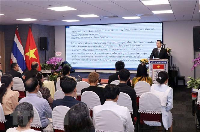 泰国国庆95周年见面会。（图片来源：越通社）