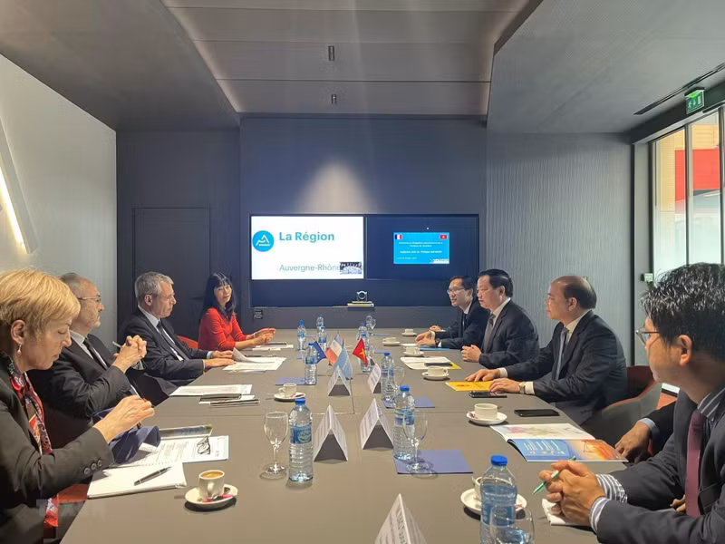 会议场景。（图片来源：越通社）