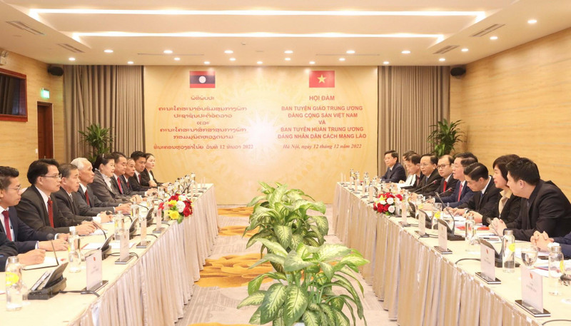 会谈举行。（图片来源：越通社）