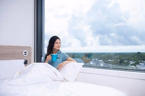 后江SOJO酒店是达到国际标准的现代化住宿模式。