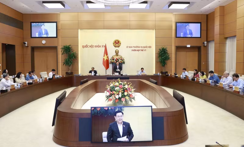 国会常委会第十七次会议闭幕。（图片来源：越通社）