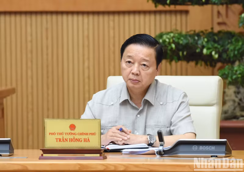 陈红河副总理发表讲话。