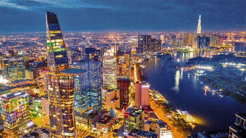 胡志明市的一角。