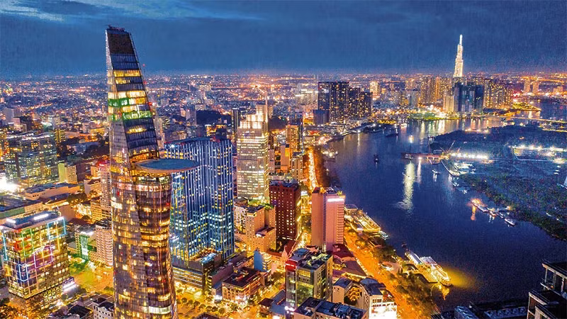 胡志明市的一角。